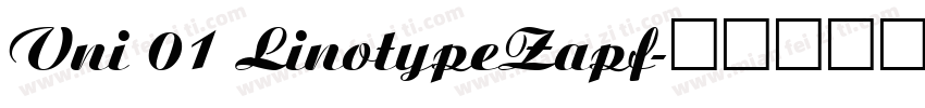 Vni 01 LinotypeZapf字体转换